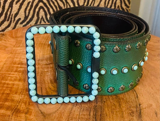 Southwestern Turquoise Stone Belt-FINAL SALE