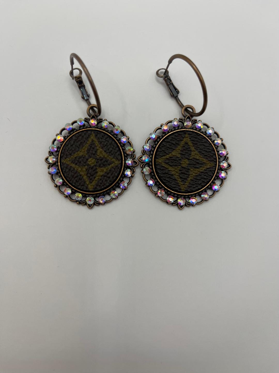 LV Upcycled Earrings